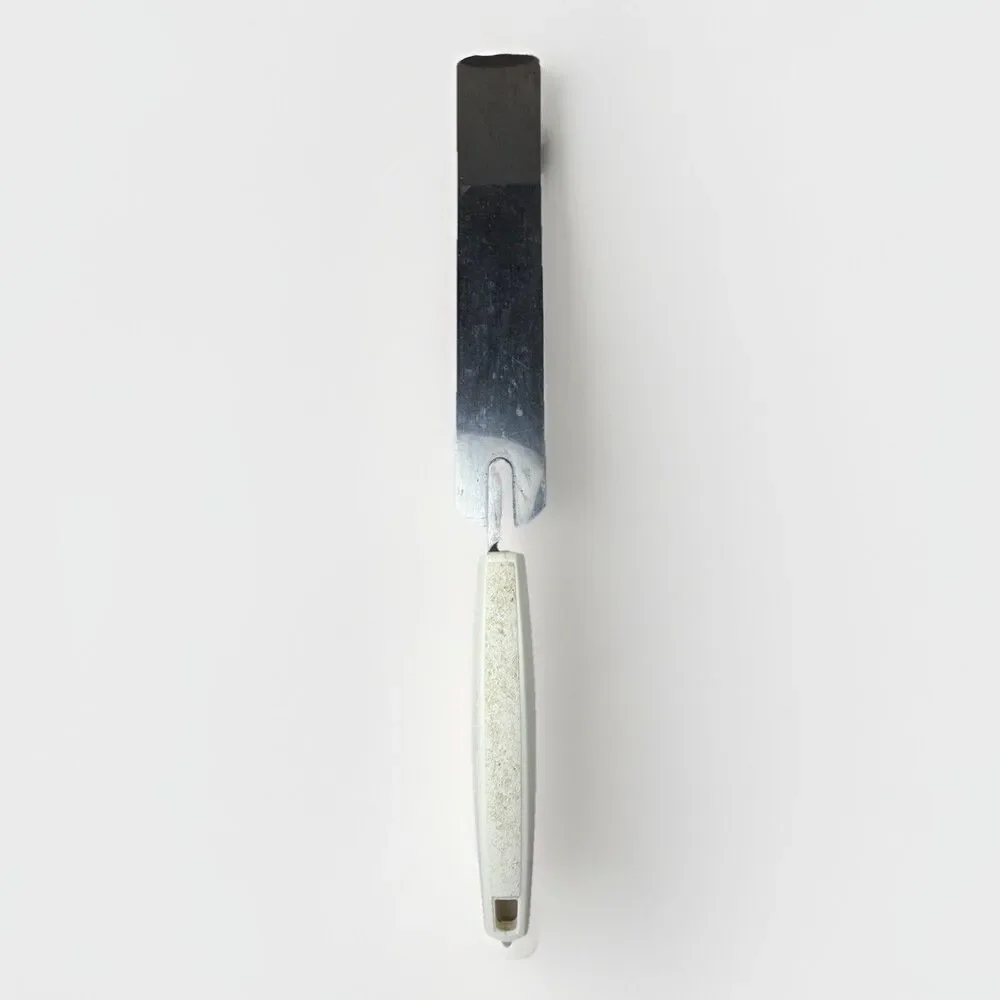 Vintage Ekco Chromium‎ Plated Icing Spatula Avocado Green Handle